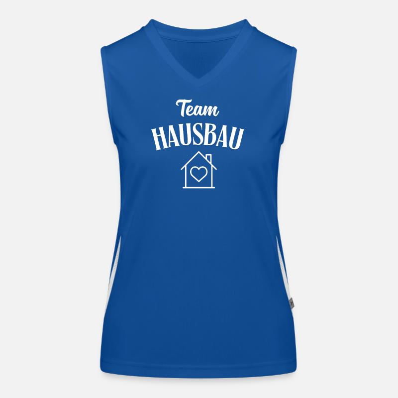 Team House Construction Women's Functional Contrast Tank Top