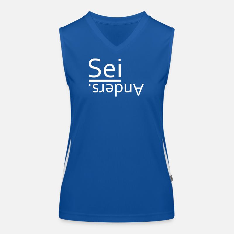 Sei anders Funktionelles Kontrast-Tank Top für Frauen