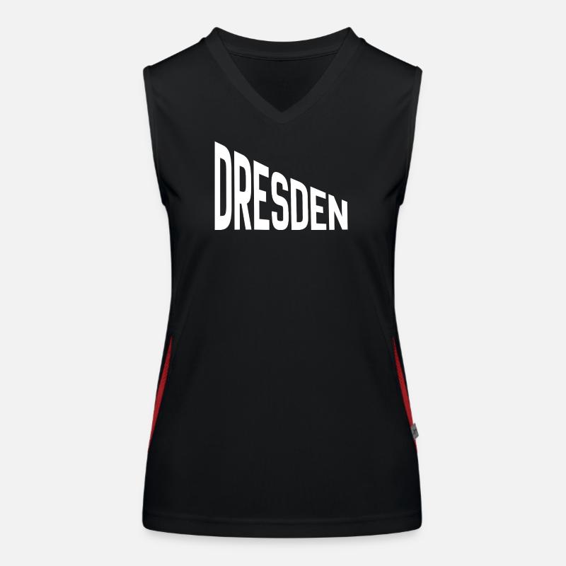 Dresde Débardeur respirant contrasté Femme