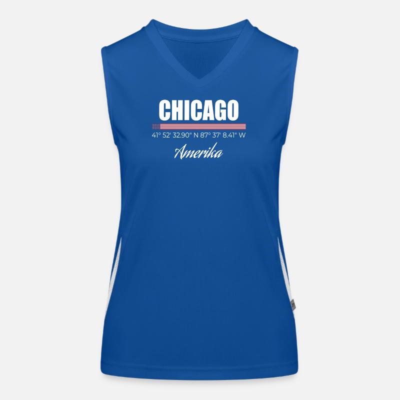 Chicago Débardeur respirant contrasté Femme