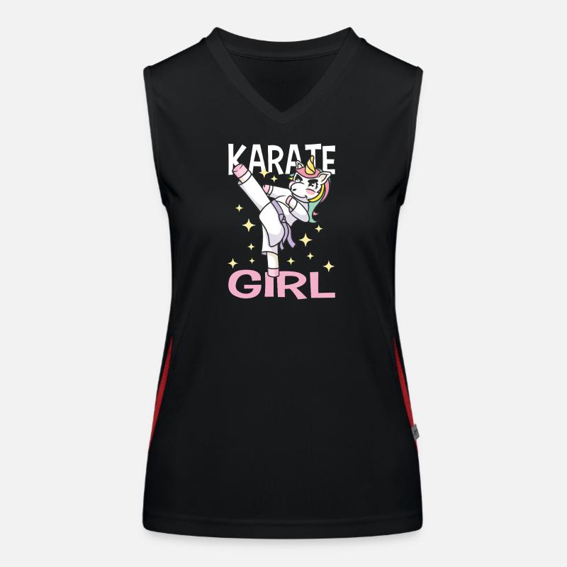 Karate Training Geschenke Karatetraining Funktionelles Kontrast-Tank Top für Frauen