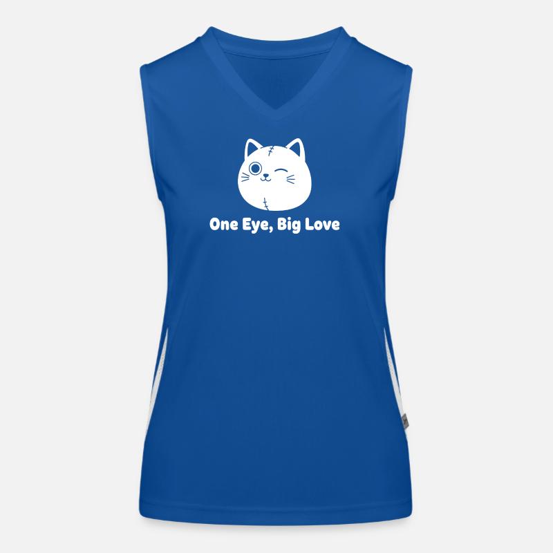 Waving Cat Patchwork Love Women's Functional Contrast Tank Top