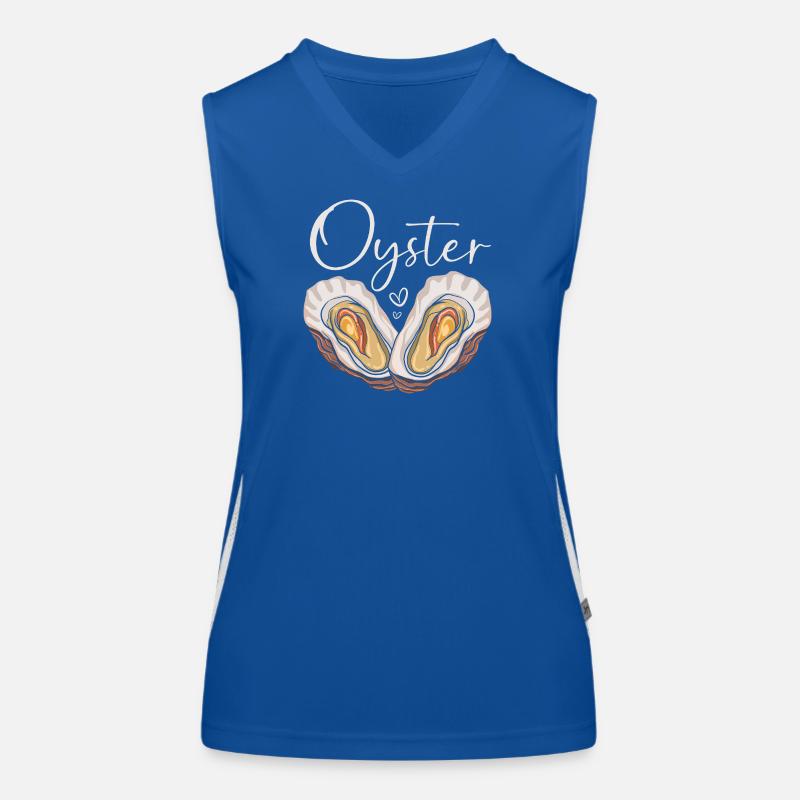 Austern Funktionelles Kontrast-Tank Top für Frauen