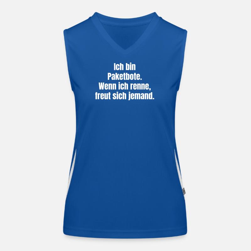 I'm a parcel carrier Running joy Women's Functional Contrast Tank Top
