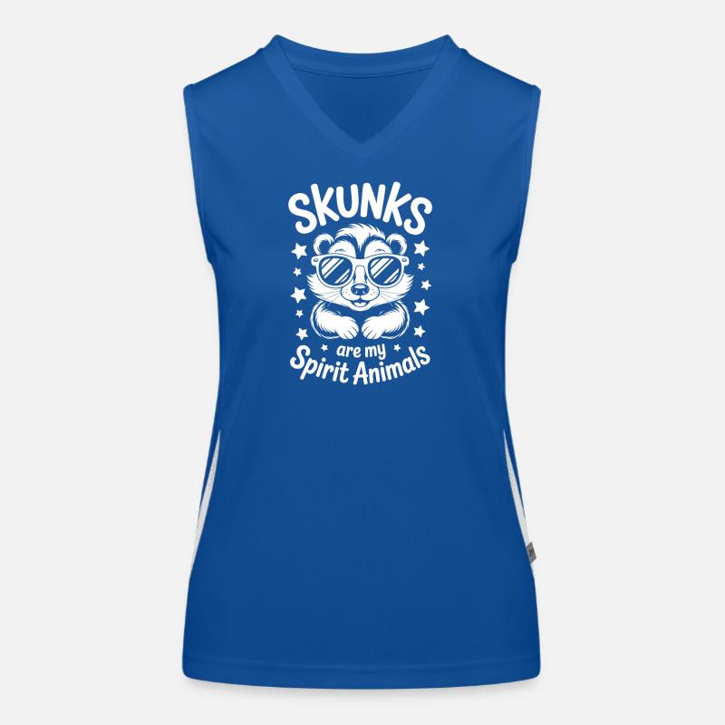 Skunk Saying Funny Skunk Gift Women's Functional Contrast Tank Top
