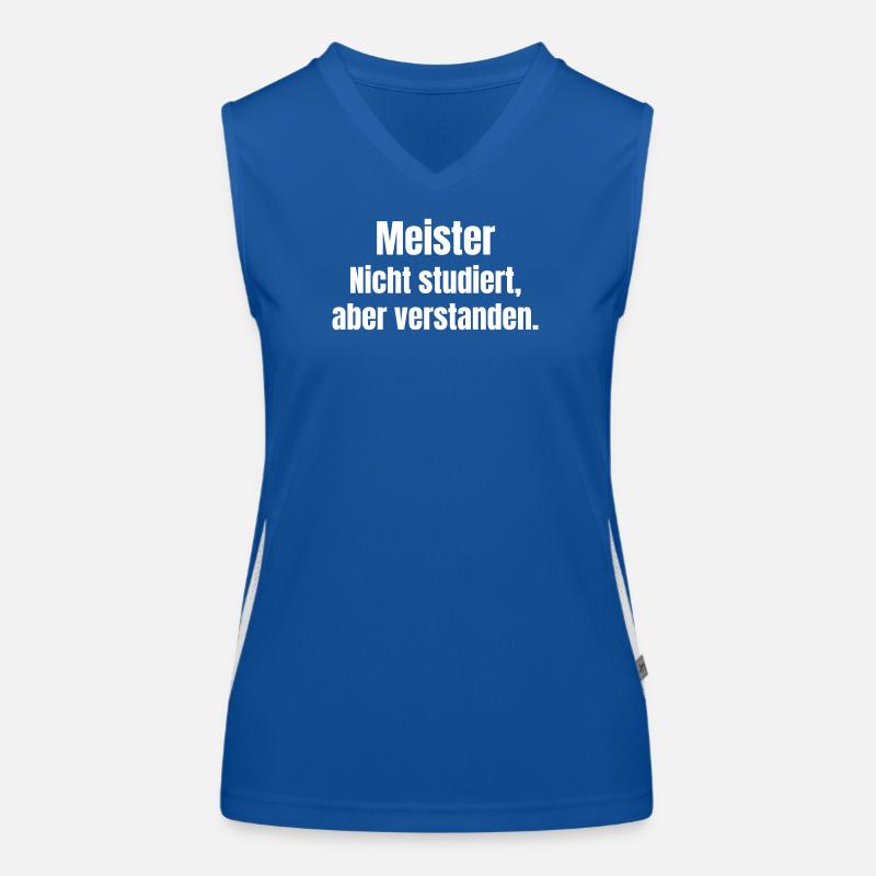 Master not studied – understood Women's Functional Contrast Tank Top