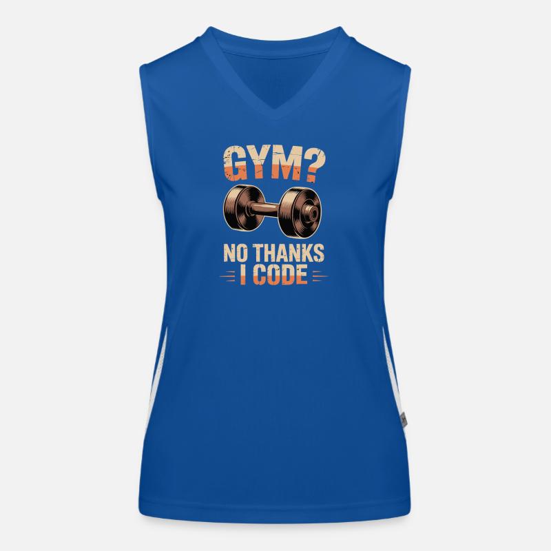 Funny graphics on the subject of programming Women's Functional Contrast Tank Top
