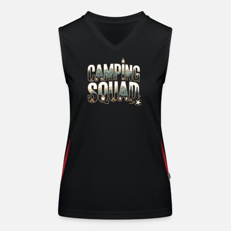 Camping Squad Forest Adventure Women's Functional Contrast Tank Top