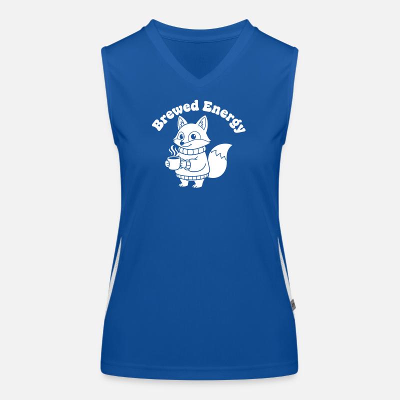 KaffeeFuchs Pullover Motiv Funktionelles Kontrast-Tank Top für Frauen