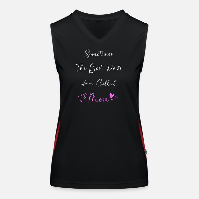 Single Mom Mom Single Single Mom Single Women's Functional Contrast Tank Top