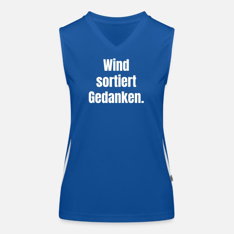 Wind sorts thoughts Women's Functional Contrast Tank Top