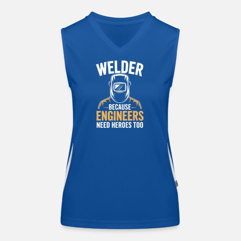 Schweißer Spruch Beruf Lustiges Schweißer Geschenk Funktionelles Kontrast-Tank Top für Frauen