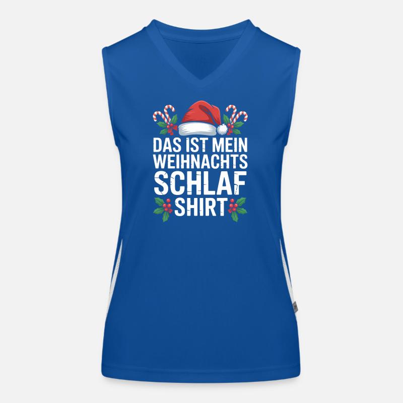 Chemise de nuit de Noël C’est à moi Débardeur respirant contrasté Femme