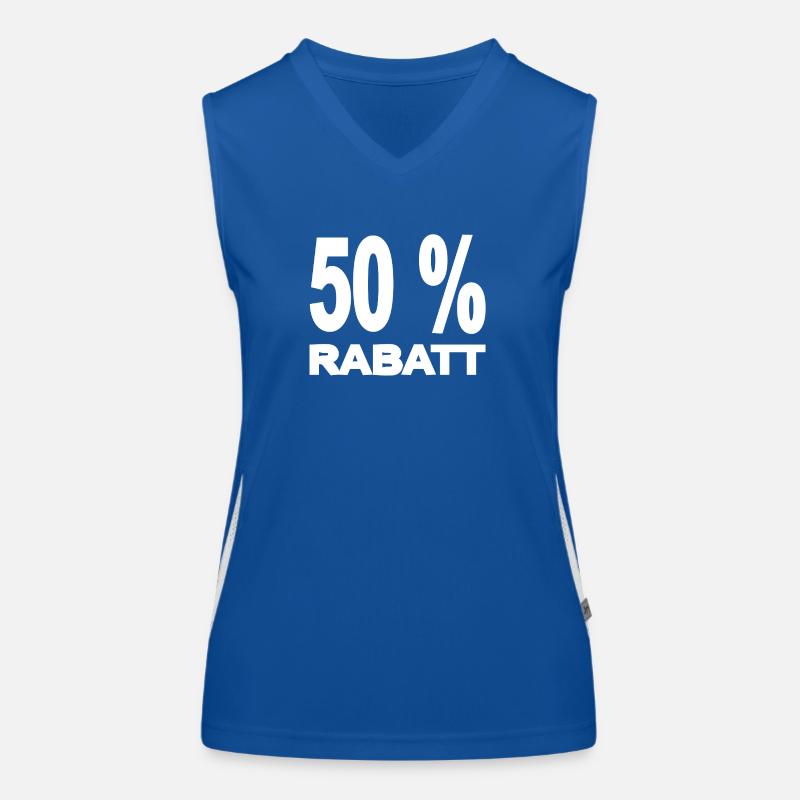 Rabais Débardeur respirant contrasté Femme
