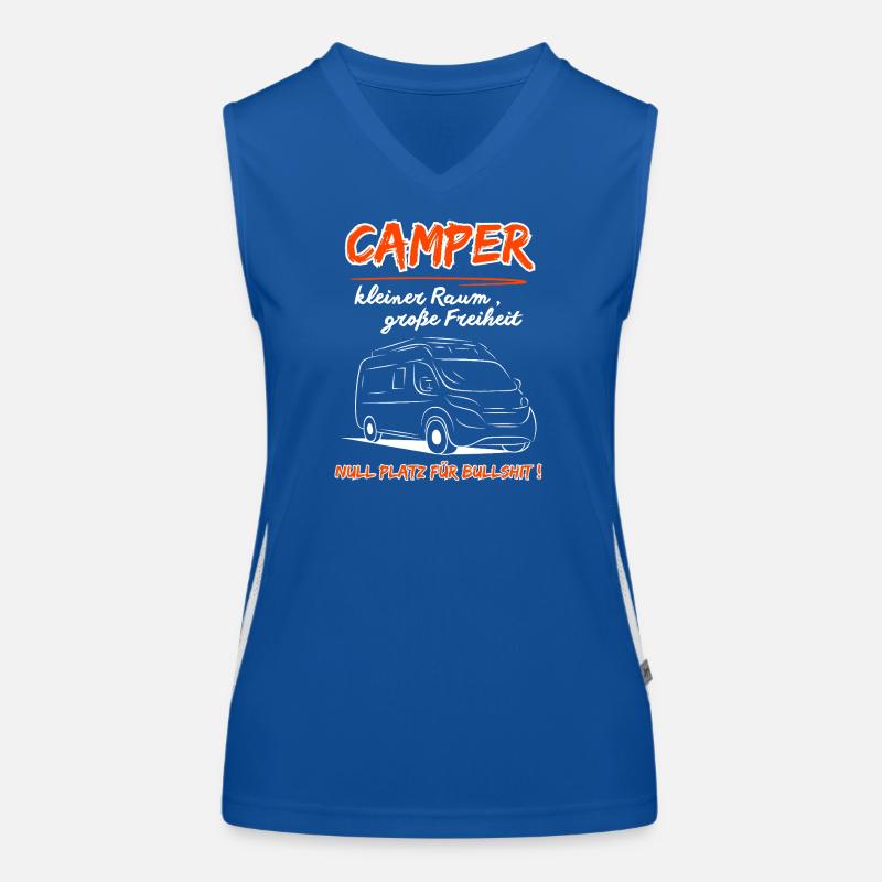 Déclaration du camping-car Débardeur respirant contrasté Femme
