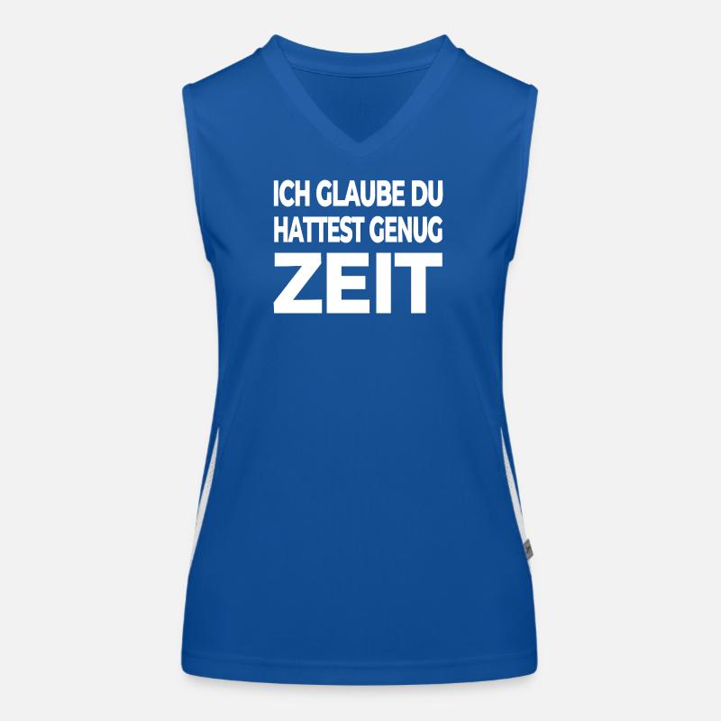 Zeit Funktionelles Kontrast-Tank Top für Frauen