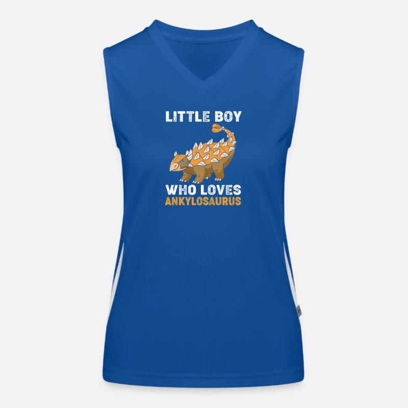 Ankylosaurus Funktionelles Kontrast-Tank Top für Frauen