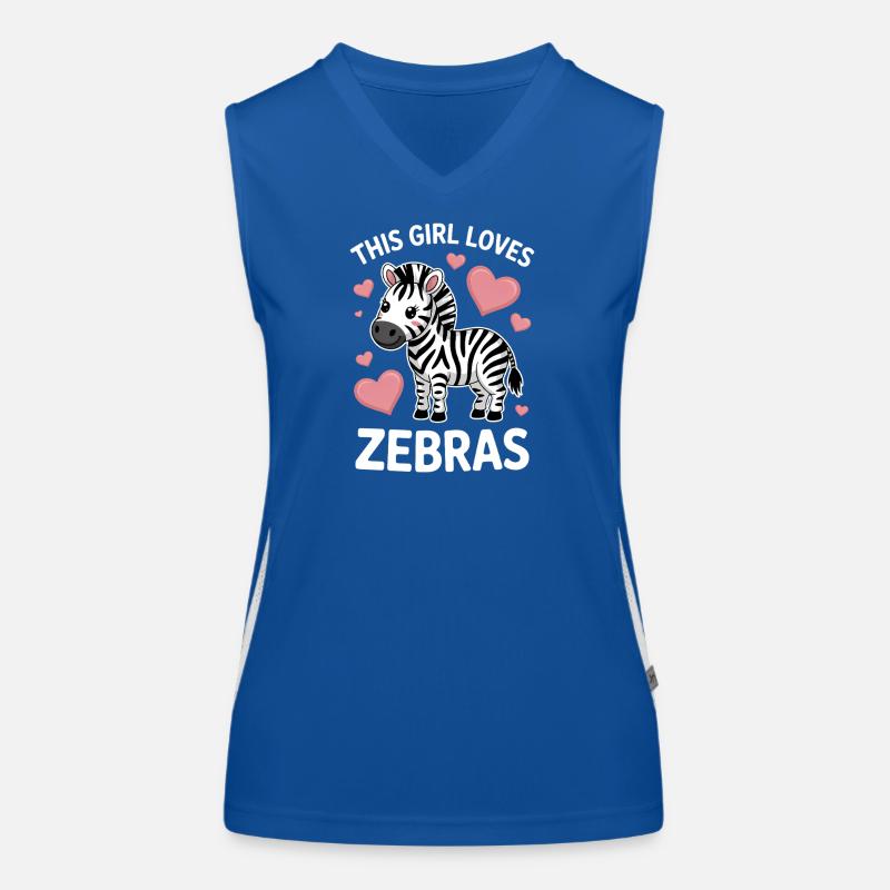 Zebra Spruch Lustiges Zebra Geschenk Funktionelles Kontrast-Tank Top für Frauen