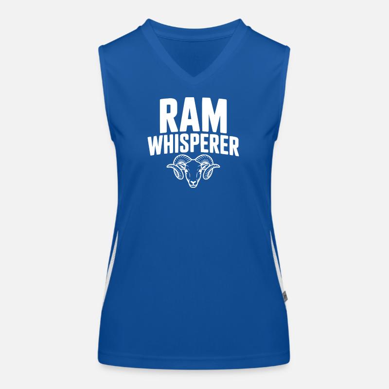 Ram-Flüsterer Funktionelles Kontrast-Tank Top für Frauen