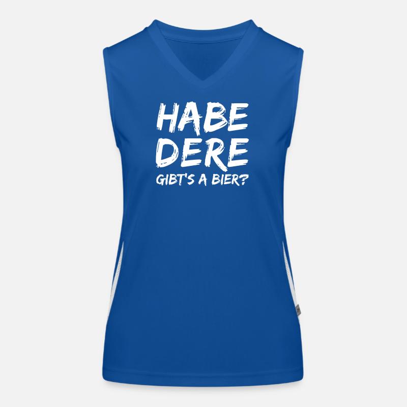 Habe Dere – Gibt's a Bier?  Funktionelles Kontrast-Tank Top für Frauen
