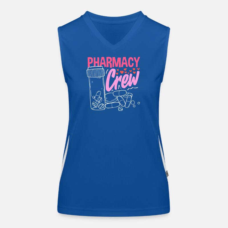 Pharmacist Pharmaceutical Technical Women's Functional Contrast Tank Top