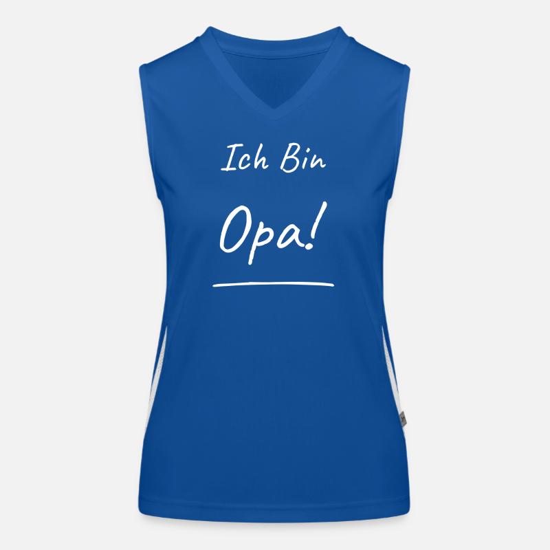 Ich Bin Opa! Funktionelles Kontrast-Tank Top für Frauen
