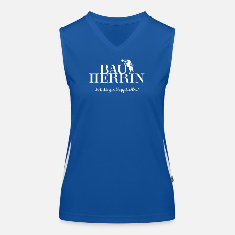 Constructeur Construction de maison Propriétaire Achat de maison Constructeur Débardeur respirant contrasté Femme