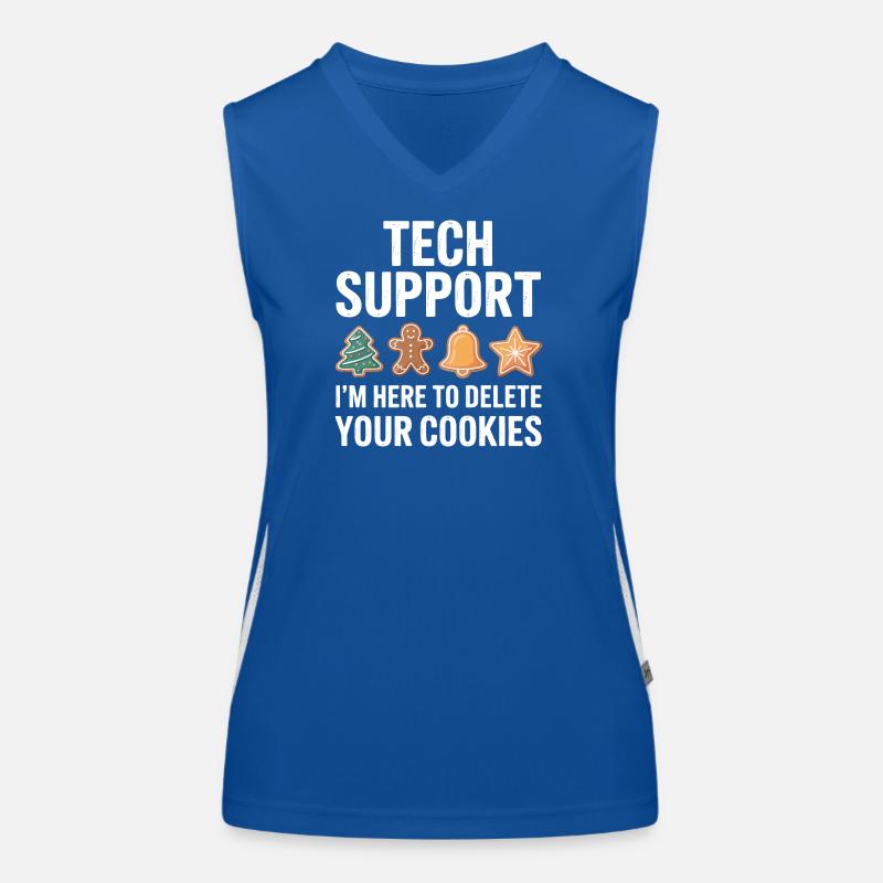 Suppression des cookies du support technique Débardeur respirant contrasté Femme
