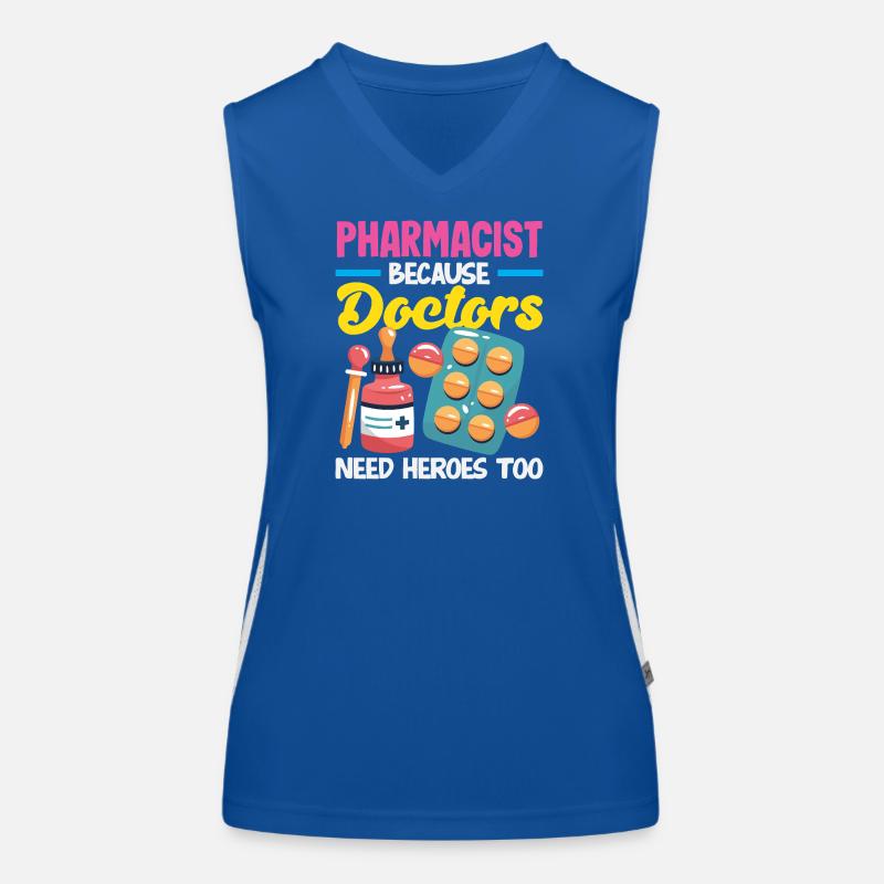Pharmacist Pharmaceutical Technical Women's Functional Contrast Tank Top