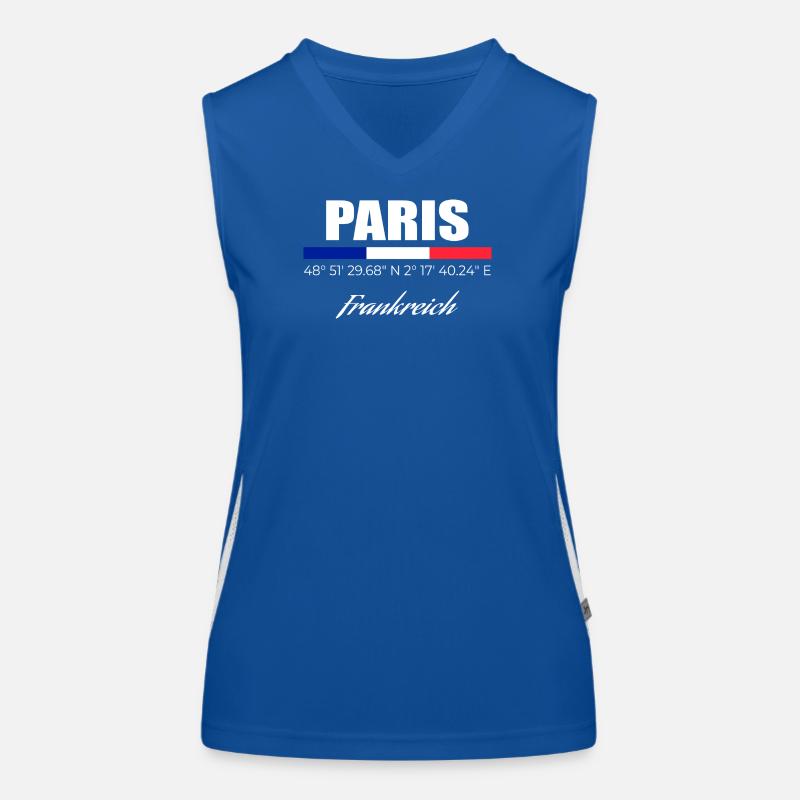 Paris Women's Functional Contrast Tank Top