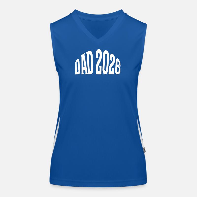 Dad 2026 Funktionelles Kontrast-Tank Top für Frauen