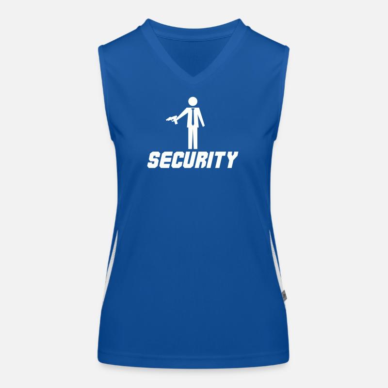 Security with a weapon Women's Functional Contrast Tank Top