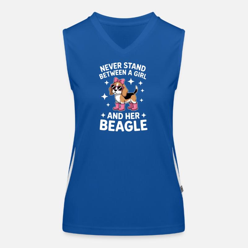Beagle Sayings Funny Beagle Gift Women's Functional Contrast Tank Top