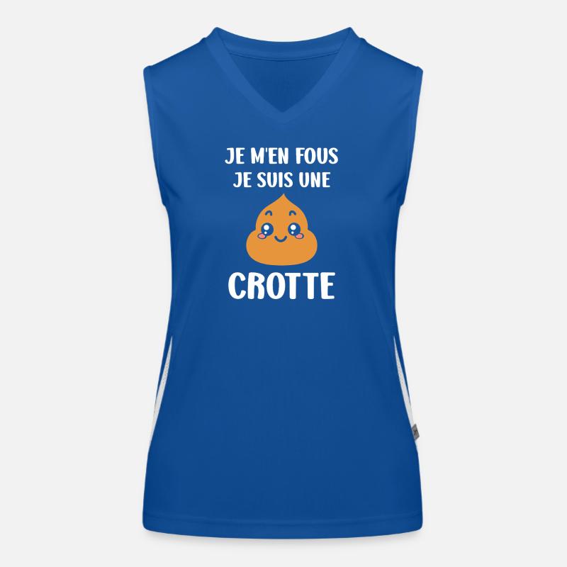crotte Débardeur respirant contrasté Femme