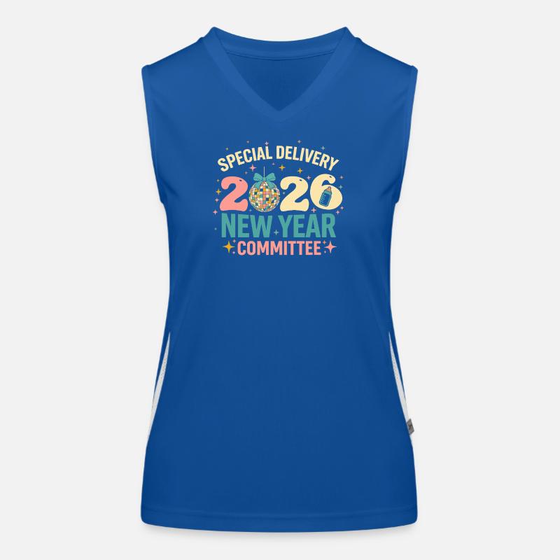 Comité Disco du Nouvel An 2020 Débardeur respirant contrasté Femme