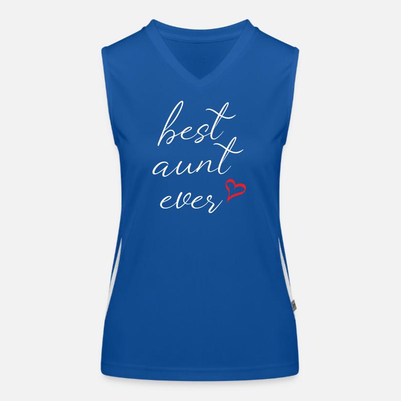 Best Aunt Ever Women's Functional Contrast Tank Top