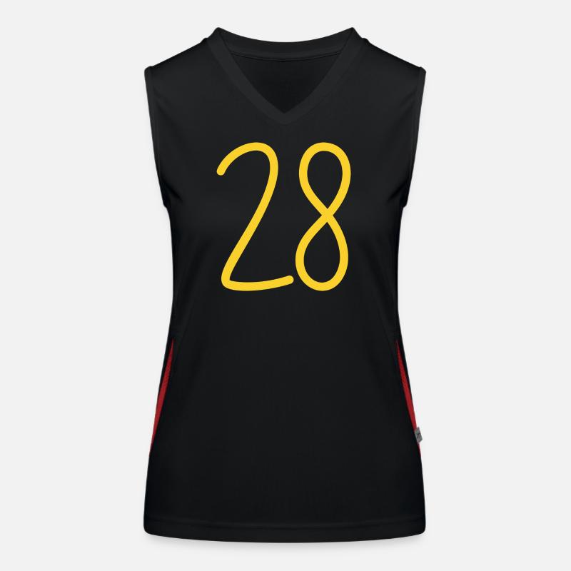 28 Funktionelles Kontrast-Tank Top für Frauen
