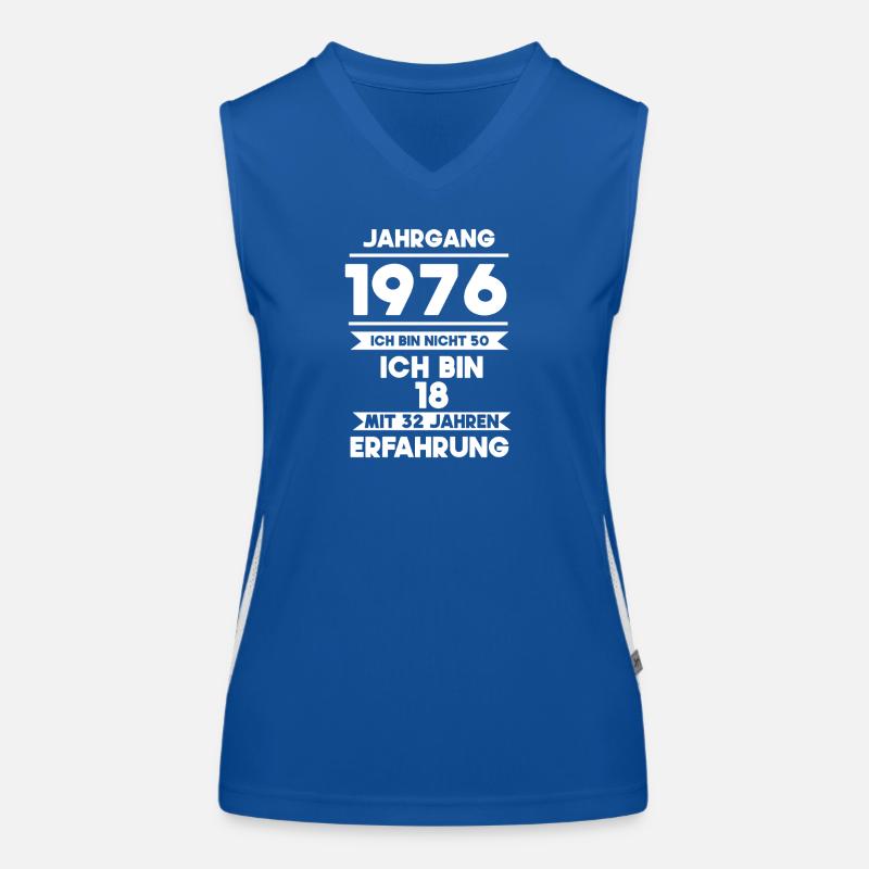 Cooler Millésime 1976 Débardeur respirant contrasté Femme