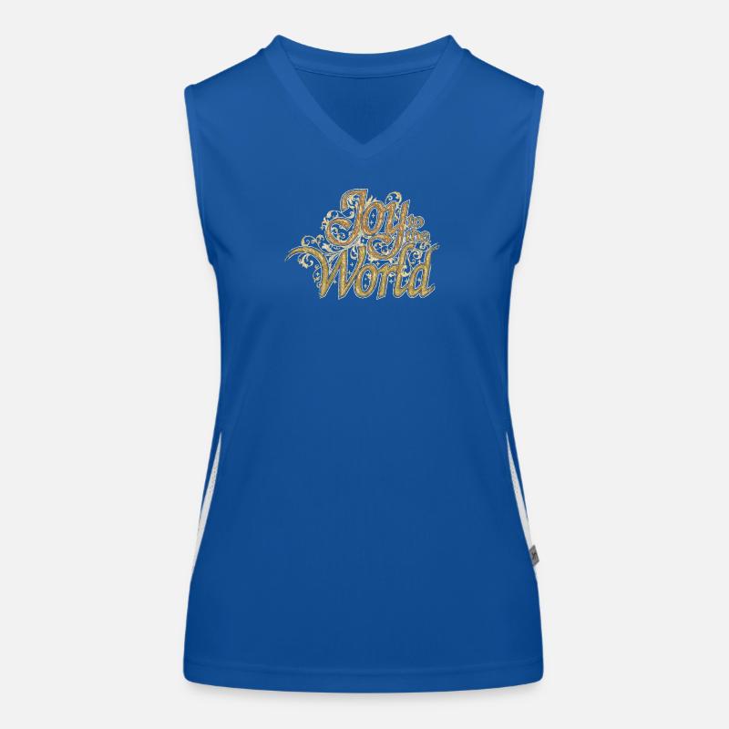 Joy to the World Funktionelles Kontrast-Tank Top für Frauen