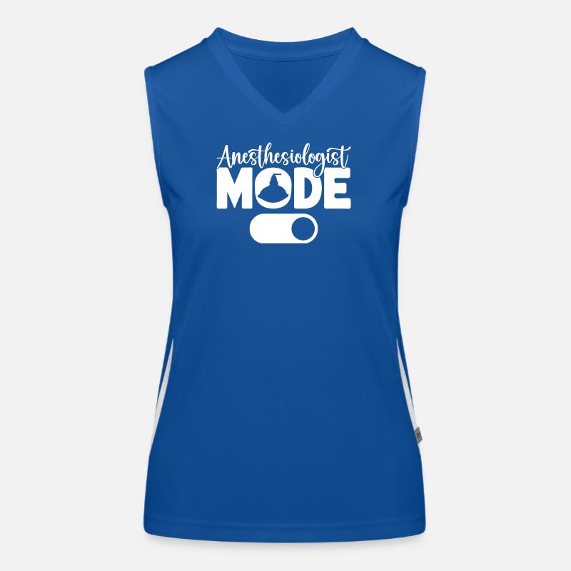 Anesthesiologist Mode On Anesthesia Funktionelles Kontrast-Tank Top für Frauen