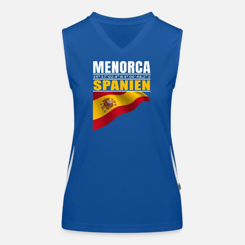 Menorca Funktionelles Kontrast-Tank Top für Frauen