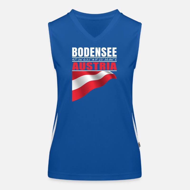 Bodensee Funktionelles Kontrast-Tank Top für Frauen