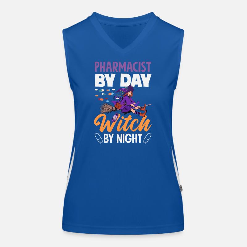 Pharmacist Pharmaceutical Technical Women's Functional Contrast Tank Top