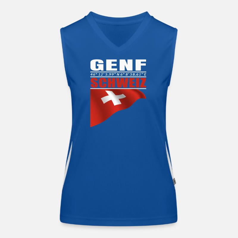 Genf Funktionelles Kontrast-Tank Top für Frauen