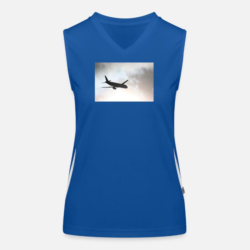 Das Phantom am Himmel Funktionelles Kontrast-Tank Top für Frauen