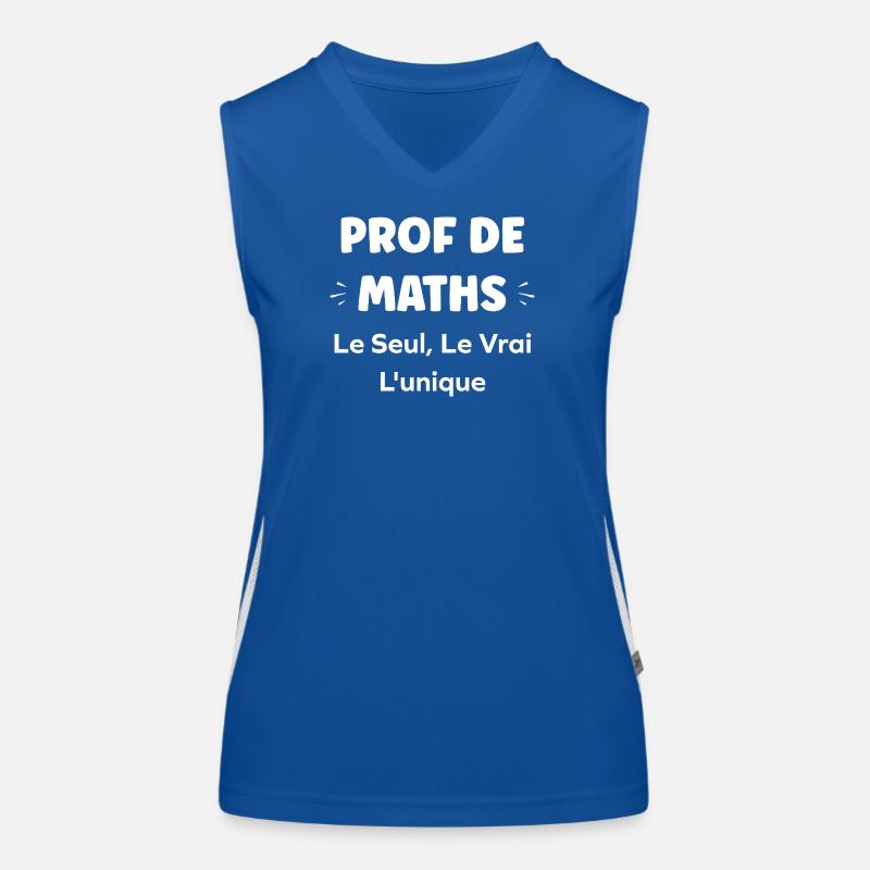 Teacher Maths Unique True Women's Functional Contrast Tank Top
