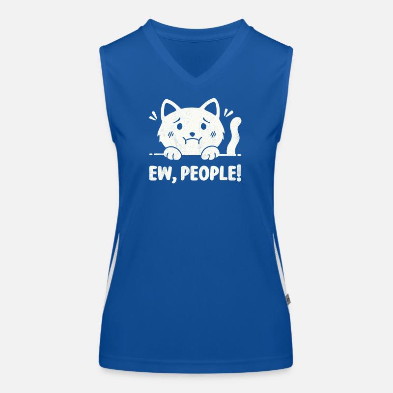 Igitt, Leute! Funktionelles Kontrast-Tank Top für Frauen