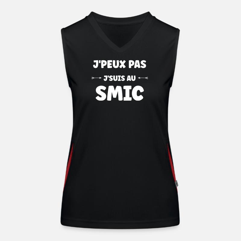 I can't, I'm on the minimum wage Women's Functional Contrast Tank Top