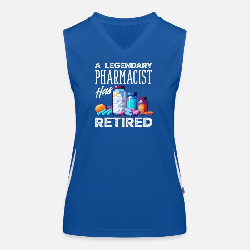 Pharmacist Pharmaceutical Technical Women's Functional Contrast Tank Top