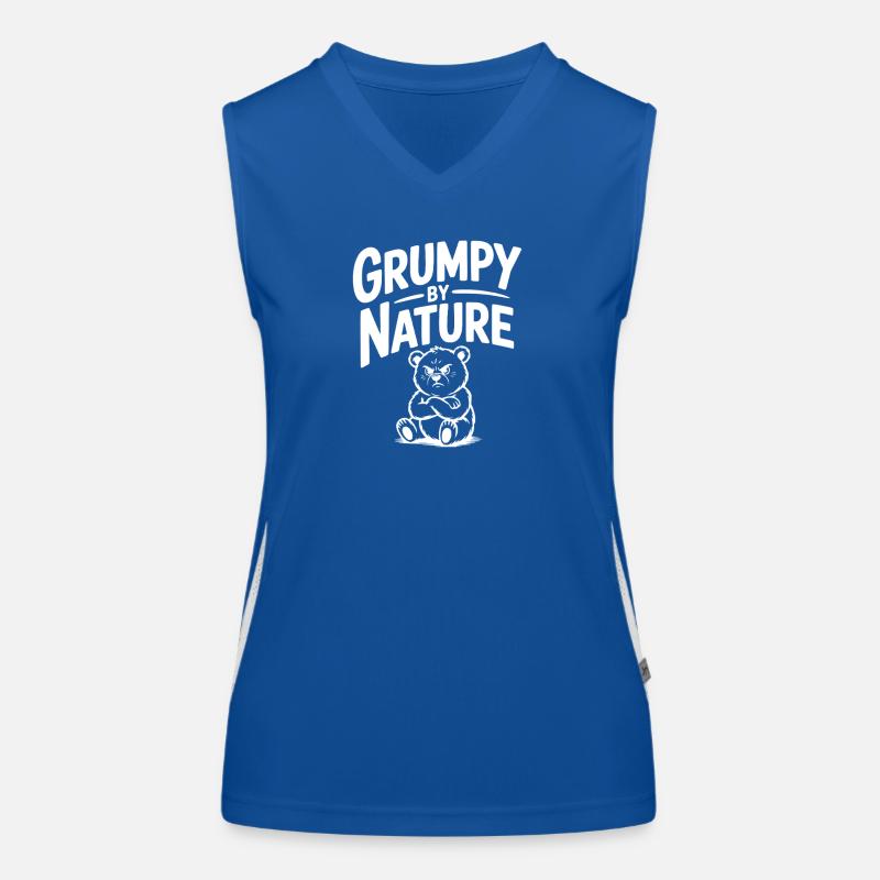 Grumpy by Nature Women's Functional Contrast Tank Top